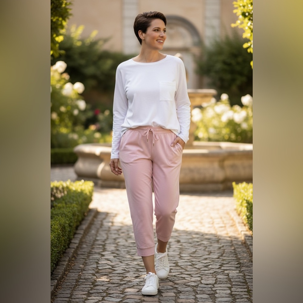 Zuda Z‑Cool Cropped Joggers New | 5X Lightweight Stretch Chill‑Meets‑Chic Fit